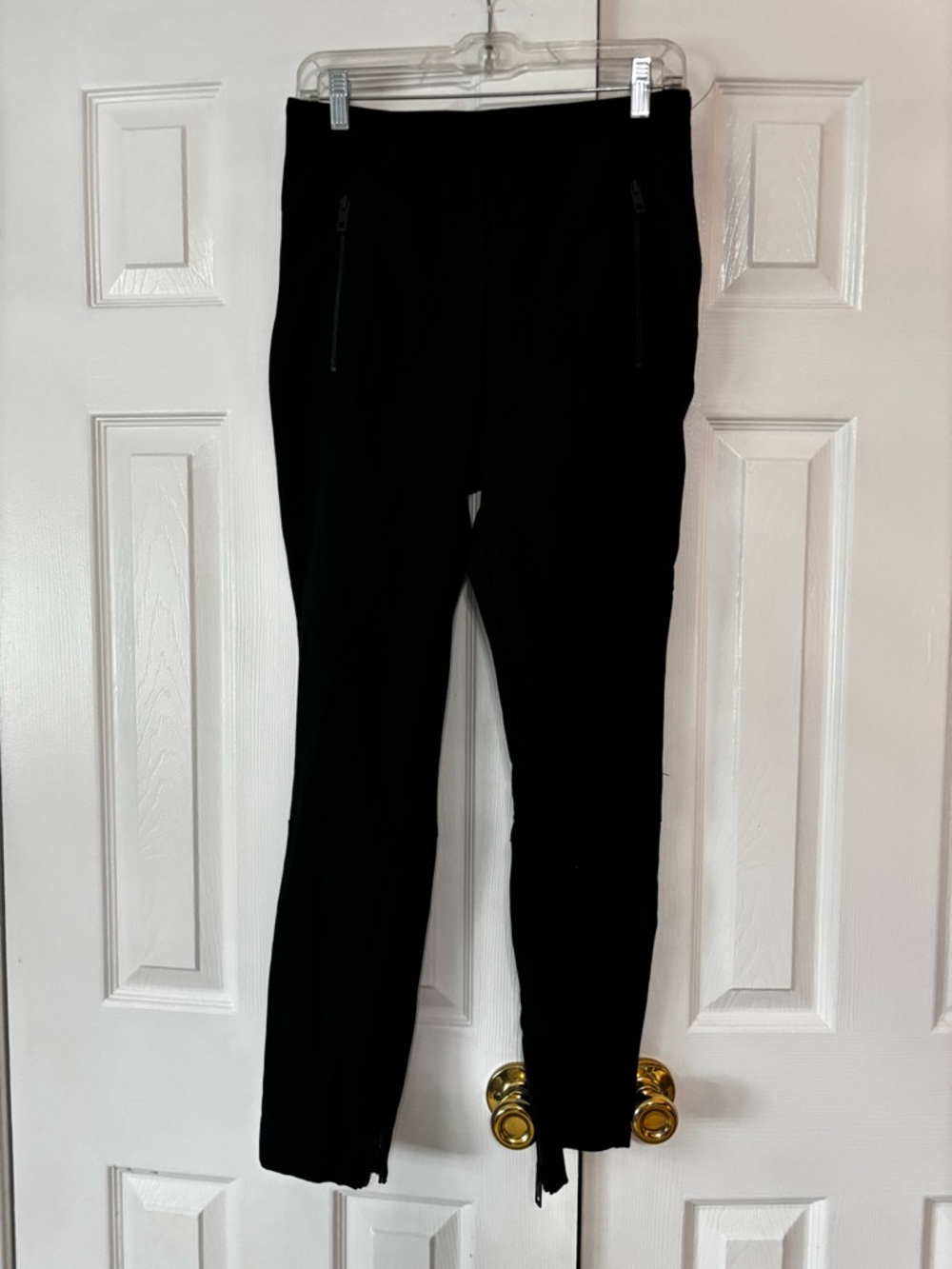 Rag and Bone women’s size 10 Black Zip-Pocket Stretch Pants